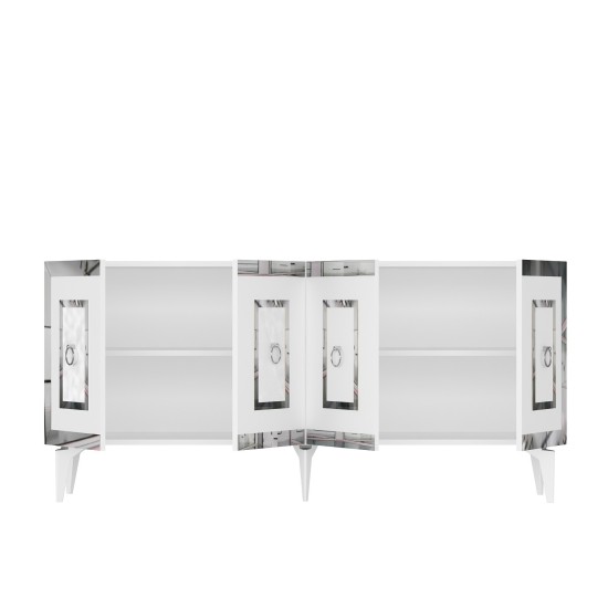 Console Karya - White, Silver White
Silver Console Karya - White, Silver White
Silver