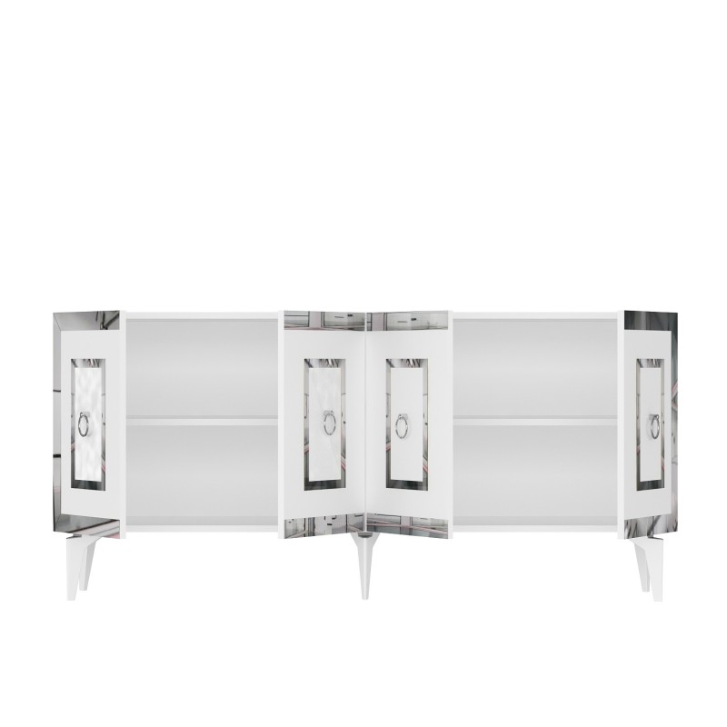 Console Karya - White, Silver White
Silver