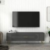 TV Stand Retrol3 - Anthracite, Gold Anthracite
Gold