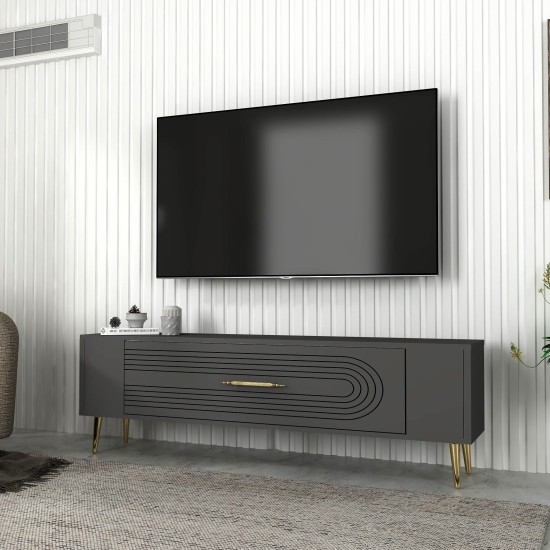 TV Stand Retrol3 - Anthracite, Gold Anthracite
Gold TV Stand Retrol3 - Anthracite, Gold Anthracite
Gold