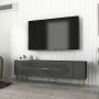 TV Stand Retrol3 - Anthracite, Gold Anthracite
Gold