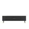 TV Stand Retrol3 - Anthracite, Gold Anthracite
Gold