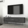 TV Stand Retrol3 - Anthracite, Silver Anthracite
Silver