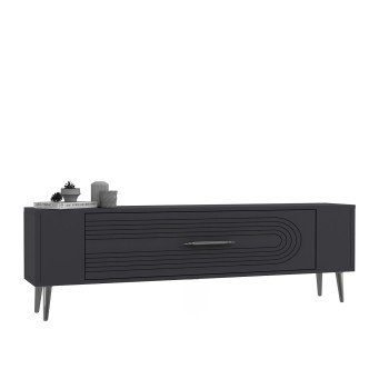 TV Stand Retrol3 - Anthracite, Silver Anthracite
Silver
