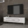 TV Stand Retrol3 - White, Silver White
Silver