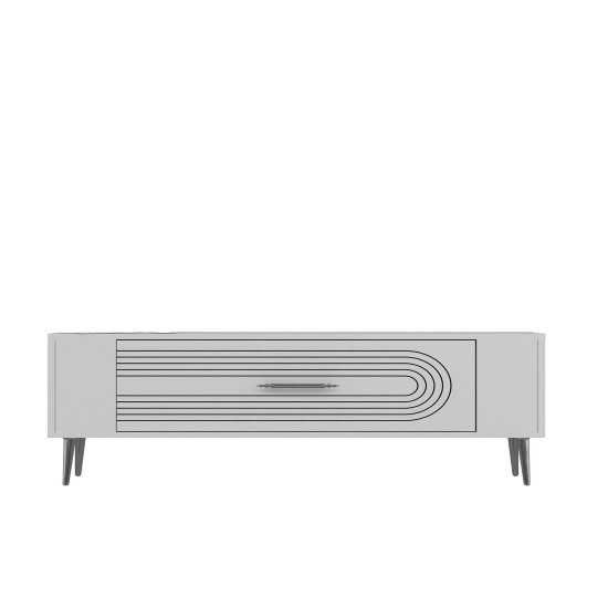 TV Stand Retrol3 - White, Silver White
Silver TV Stand Retrol3 - White, Silver White
Silver