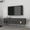 TV Stand Retrolp4 - Anthracite, Gold Anthracite
Gold