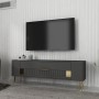 TV Stand Retrolp4 - Anthracite, Gold Anthracite
Gold