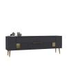 TV Stand Retrolp4 - Anthracite, Gold Anthracite
Gold