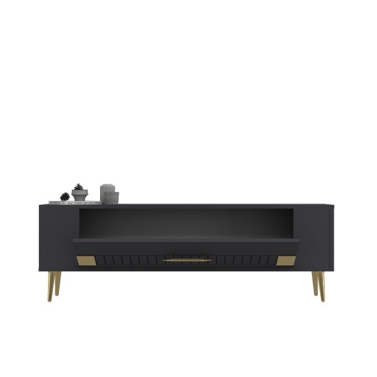 TV Stand Retrolp4 - Anthracite, Gold Anthracite
Gold TV Stand Retrolp4 - Anthracite, Gold Anthracite
Gold
