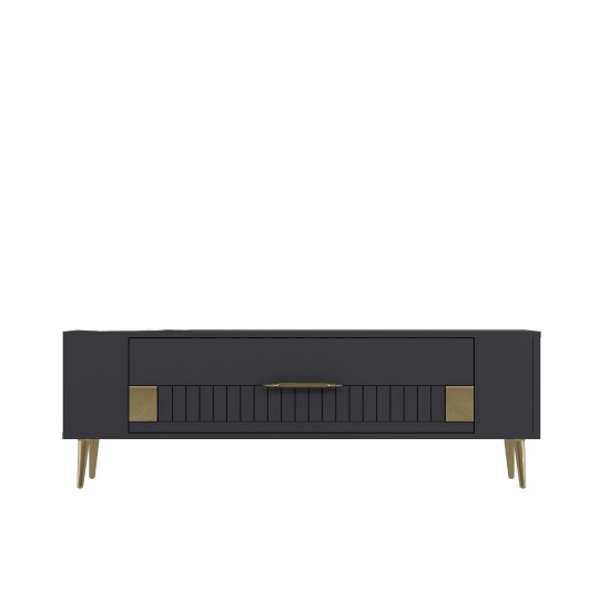 TV Stand Retrolp4 - Anthracite, Gold Anthracite
Gold TV Stand Retrolp4 - Anthracite, Gold Anthracite
Gold