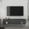 TV Stand Retrolp4 - Anthracite, Silver Anthracite
Silver