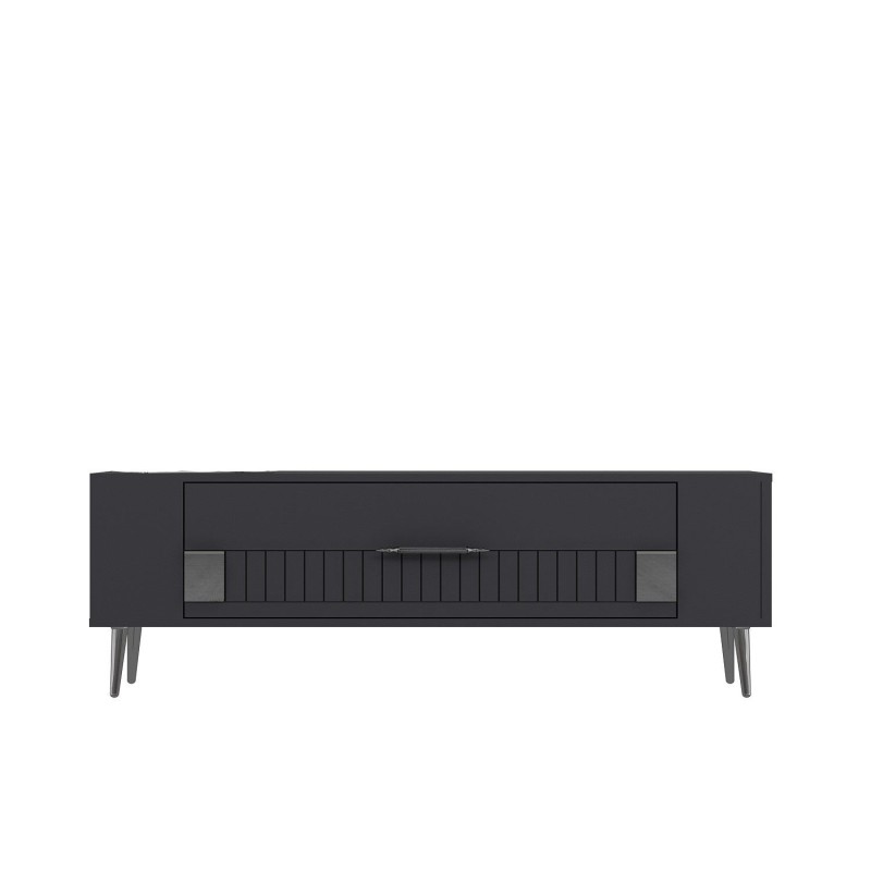 TV Stand Retrolp4 - Anthracite, Silver Anthracite
Silver