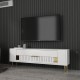 TV Stand Retrolp4 - White, Gold White
Gold TV Stand Retrolp4 - White, Gold White
Gold