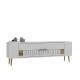 TV Stand Retrolp4 - White, Gold White
Gold TV Stand Retrolp4 - White, Gold White
Gold