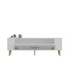 TV Stand Retrolp4 - White, Gold White
Gold