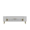 TV Stand Retrolp4 - White, Gold White
Gold