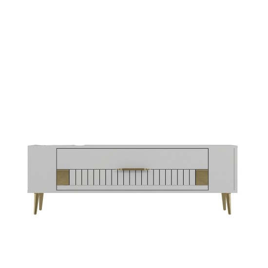 TV Stand Retrolp4 - White, Gold White
Gold TV Stand Retrolp4 - White, Gold White
Gold