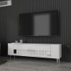 TV Stand Retrolp4 - White, Silver White
Silver