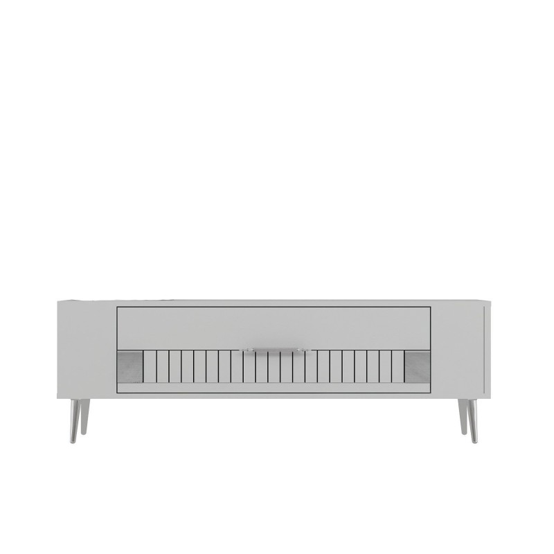 TV Stand Retrolp4 - White, Silver White
Silver