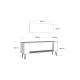 TV Stand Retrolp4 - White, Silver White
Silver TV Stand Retrolp4 - White, Silver White
Silver
