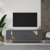 TV Stand Retrop2 - Anthracite, Gold Anthracite
Gold