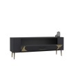 TV Stand Retrop2 - Anthracite, Gold Anthracite
Gold