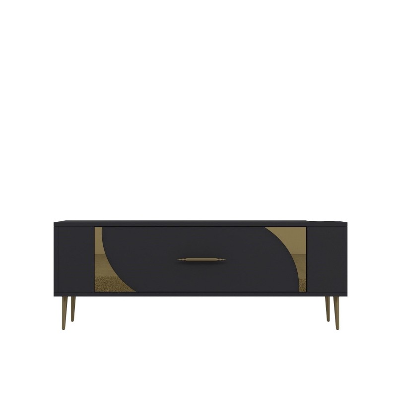 TV Stand Retrop2 - Anthracite, Gold Anthracite
Gold