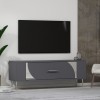 TV Stand Retrop2 - Anthracite, Silver Anthracite
Silver