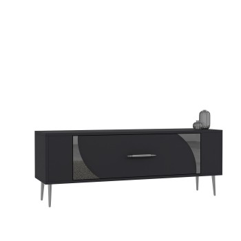 TV Stand Retrop2 - Anthracite, Silver Anthracite
Silver