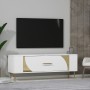 TV Stand Retrop2 - White, Gold White
Gold