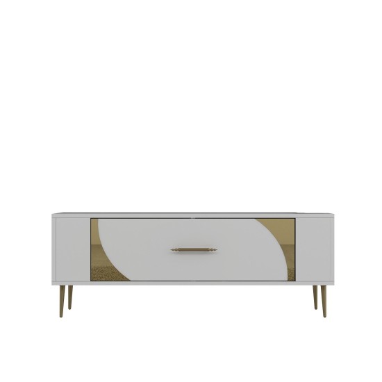 TV Stand Retrop2 - White, Gold White
Gold TV Stand Retrop2 - White, Gold White
Gold