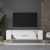 TV Stand Retrop2 - White, Silver White
Silver