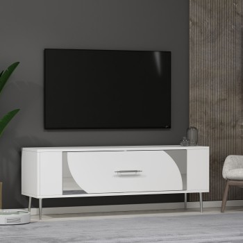 TV Stand Retrop2 - White, Silver White
Silver
