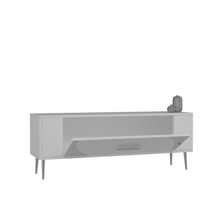 TV Stand Retrop2 - White, Silver White
Silver