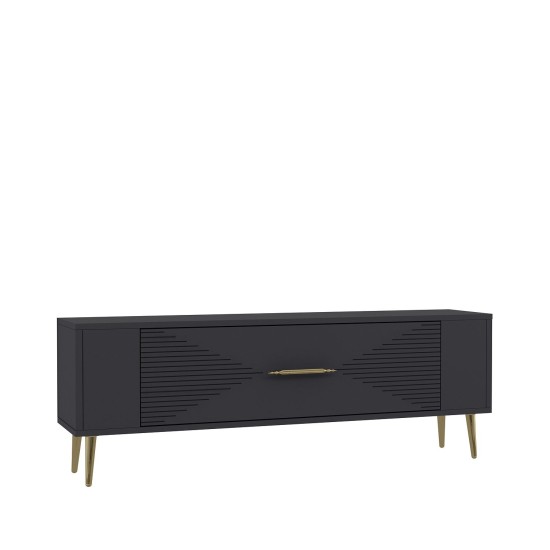 TV Stand Retrol1 - Anthracite, Gold Anthracite
Gold TV Stand Retrol1 - Anthracite, Gold Anthracite
Gold