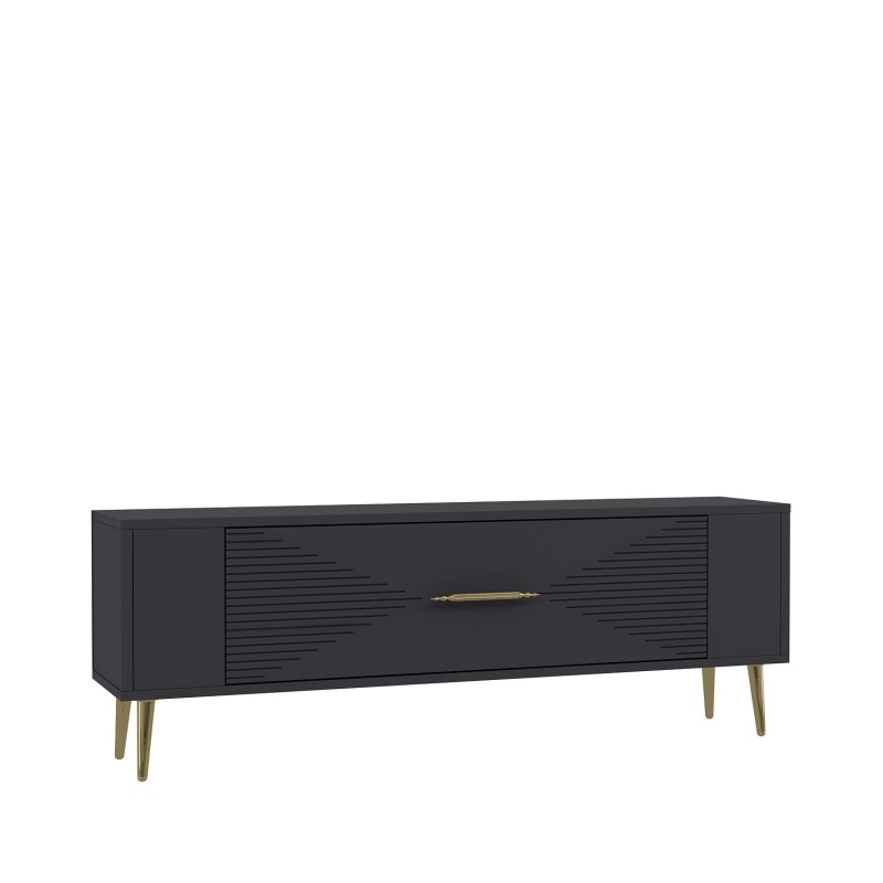 TV Stand Retrol1 - Anthracite, Gold Anthracite
Gold