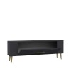 TV Stand Retrol1 - Anthracite, Gold Anthracite
Gold