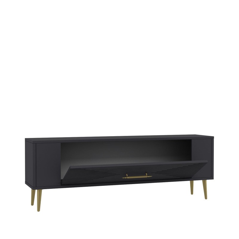TV Stand Retrol1 - Anthracite, Gold Anthracite
Gold