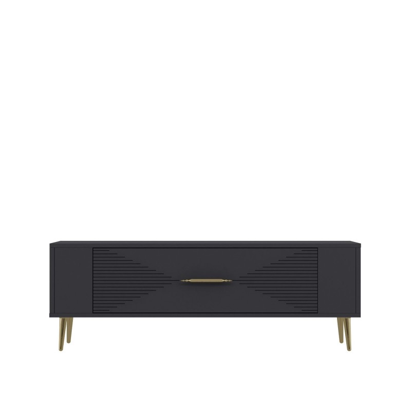 TV Stand Retrol1 - Anthracite, Gold Anthracite
Gold