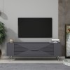 TV Stand Retrol1 - Anthracite, Silver Anthracite
Silver