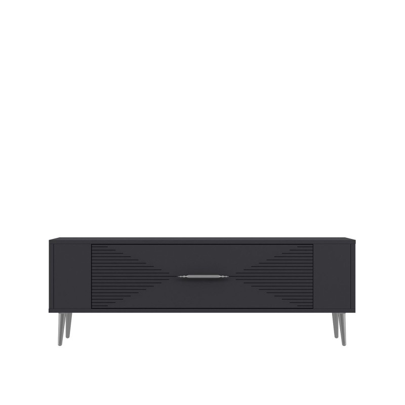 TV Stand Retrol1 - Anthracite, Silver Anthracite
Silver