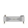 TV Stand Retrol1 - White, Gold White
Gold