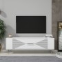 TV Stand Retrol1 - White, Silver White
Silver