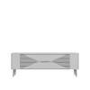TV Stand Retrol1 - White, Silver White
Silver