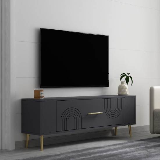 TV Stand Retrol2 - Anthracite, Gold Anthracite
Gold TV Stand Retrol2 - Anthracite, Gold Anthracite
Gold