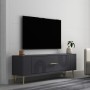 TV Stand Retrol2 - Anthracite, Gold Anthracite
Gold