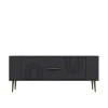 TV Stand Retrol2 - Anthracite, Gold Anthracite
Gold
