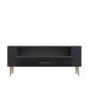 TV Stand Retrol2 - Anthracite, Gold Anthracite
Gold