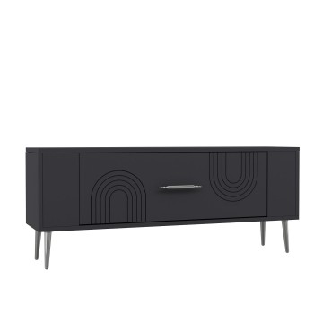 TV Stand Retrol2 - Anthracite, Silver Anthracite
Silver